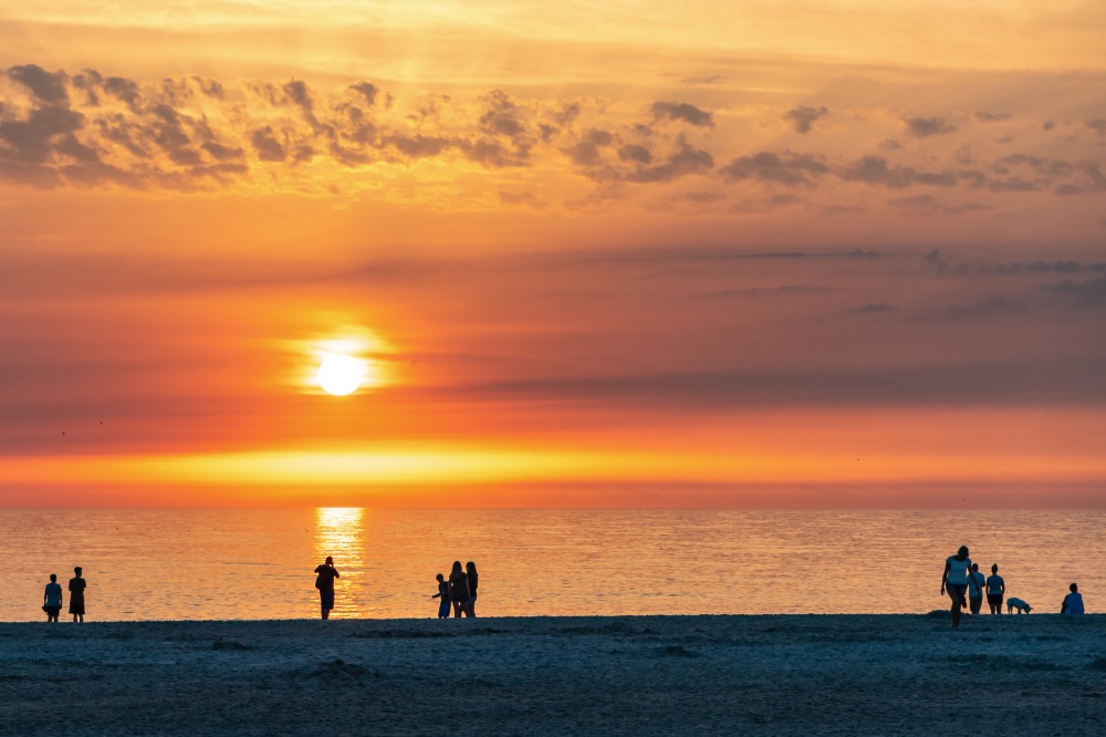 Sonnenuntergang am Meer