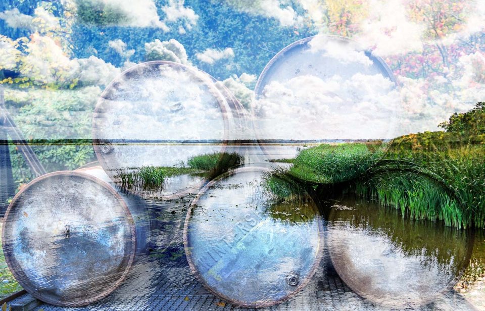 Abstrakte Fotos, Doppelbelichtung