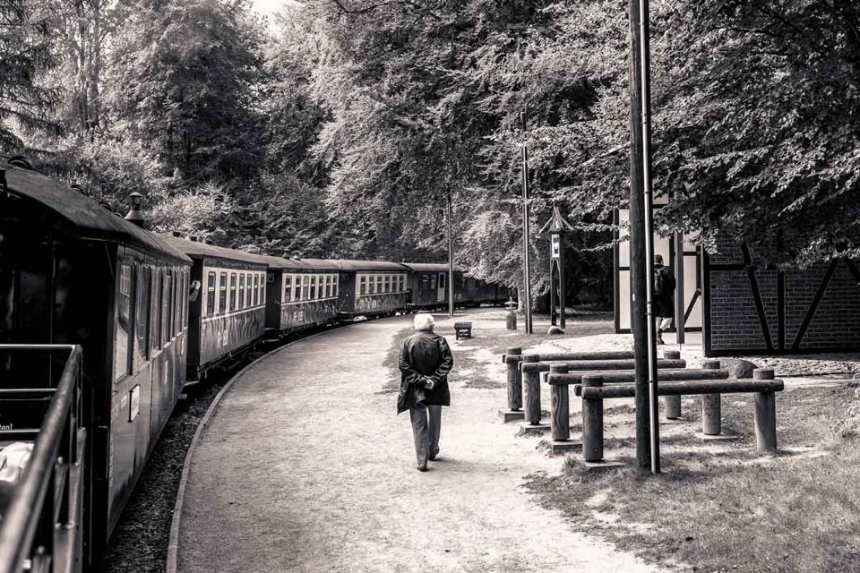 Der Rasende Roland - Rügen - sw Foto