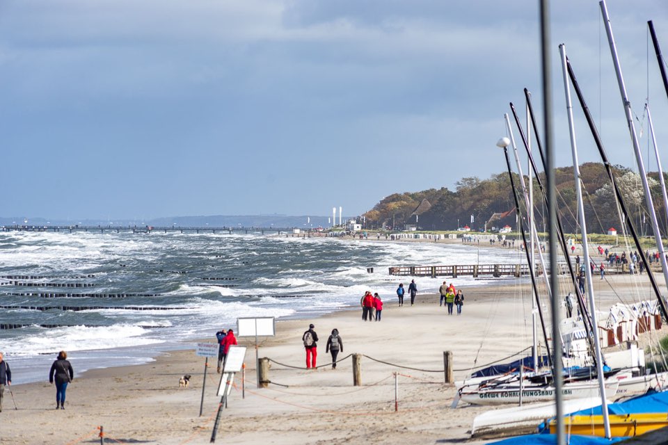Kühlungsborn, Strandspaziergang