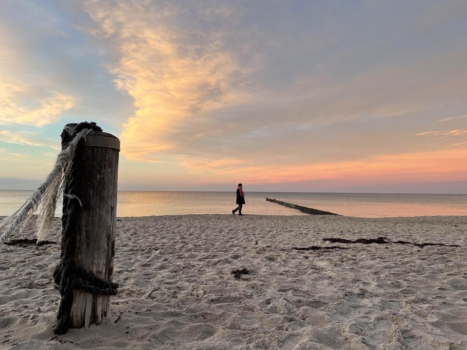 Sonnenuntergang an der Ostsee