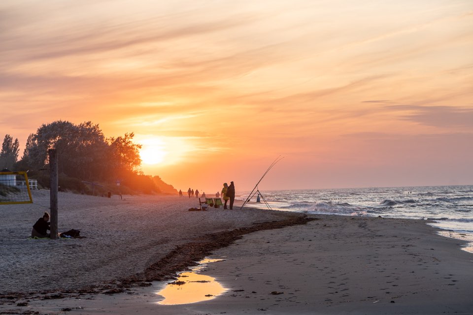 Sonnenuntergang an der Ostsee
